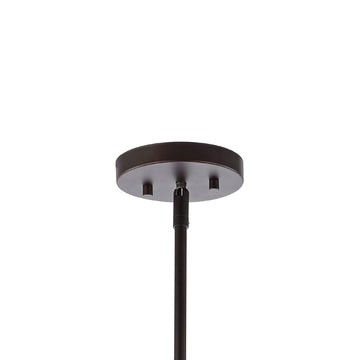 Hayes 11.25" Industrial Farmhouse Iron/Glass LED Pendant - JONATHAN Y
